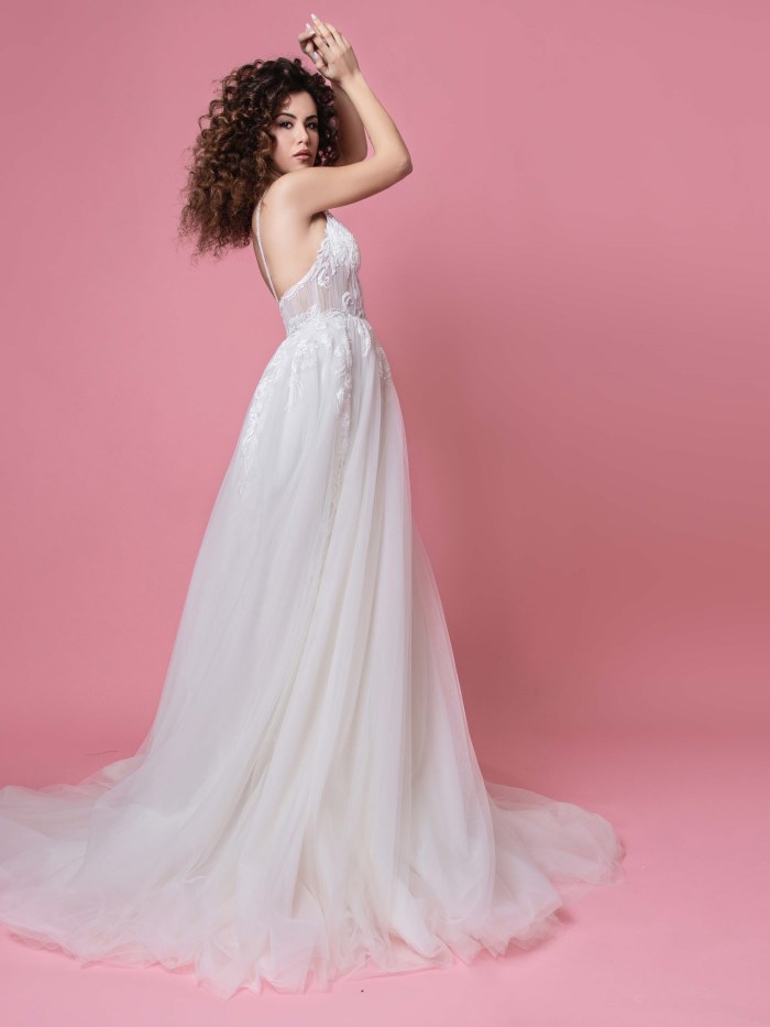 abito da sposa in tulle - E018 